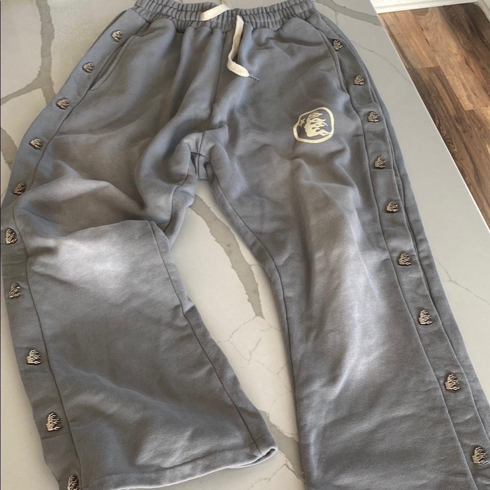 Gray Sweatpants with Logo